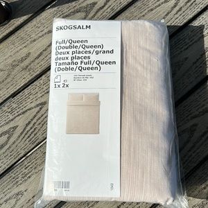 IKEA Skogsalm Full/Queen Duvet and Sham set
